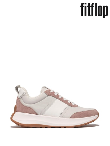 Fitflop F-Mode Flow Fabric Suede Leather Trainers (E50781) | €79