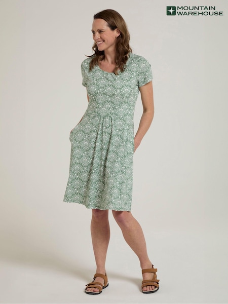 Mountain Warehouse Green Orchid Patterned Womens UV Dress (E50896) | €30