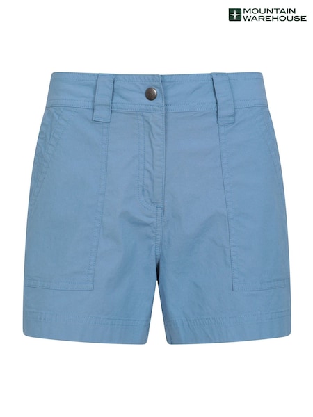 Mountain Warehouse Mid Blue Coast Womens Lightweight Outdoor Shorty Shorts (E50915) | R$ 255