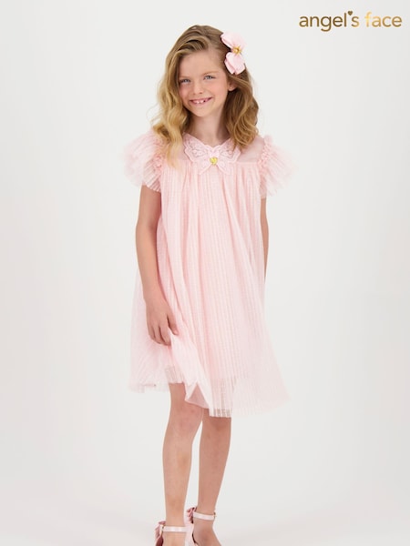 Angels Face Pink Cho Spotted Tulle Butterfly Dress (E50961) | €46 - €49