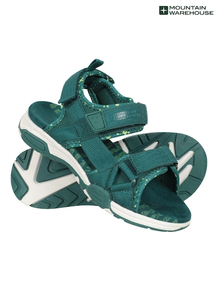 Mountain Warehouse Green Neptune Kids Walking Sandals (E50975) | $62