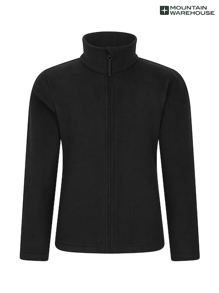 Mountain Warehouse Black Camber II Kids Full Zip Fleece (E50991) | €23
