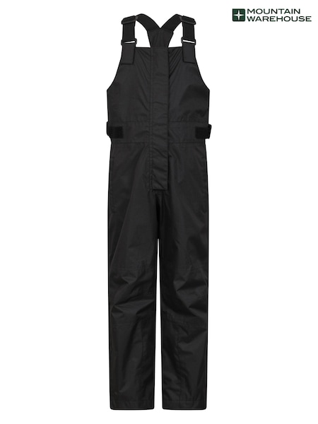 Mountain Warehouse Black Kids Spray Waterproof Dungarees (E51010) | €23