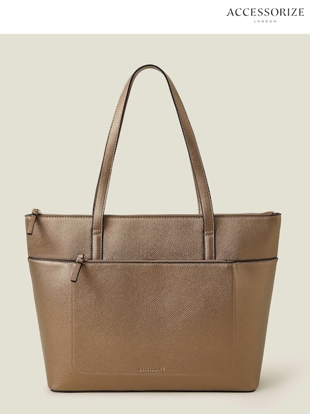Accessorize Natural Classic Pocket Tote Bag (E51071) | €20