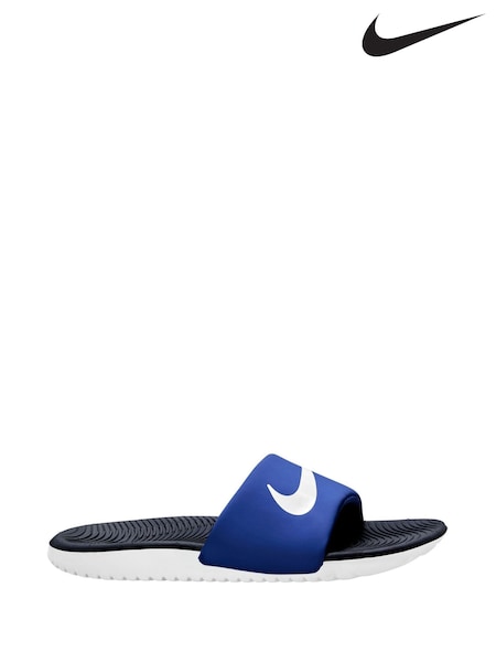 Nike Blue/Grey Junior/Youth Kawa Sliders (E51224) | €33