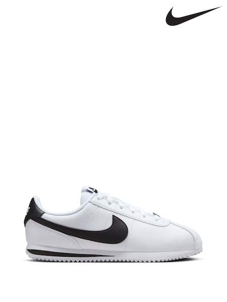 Nike White/Black Youth Cortez Trainers (E51248) | €78