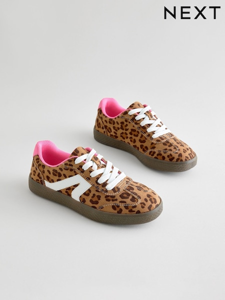 Leopard Print Lace-Up Lifestyle Trainers (E51313) | €34 - €45