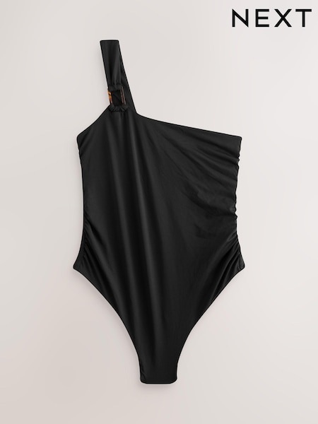Black Maternity One Shoulder Swimsuit (E51554) | €54