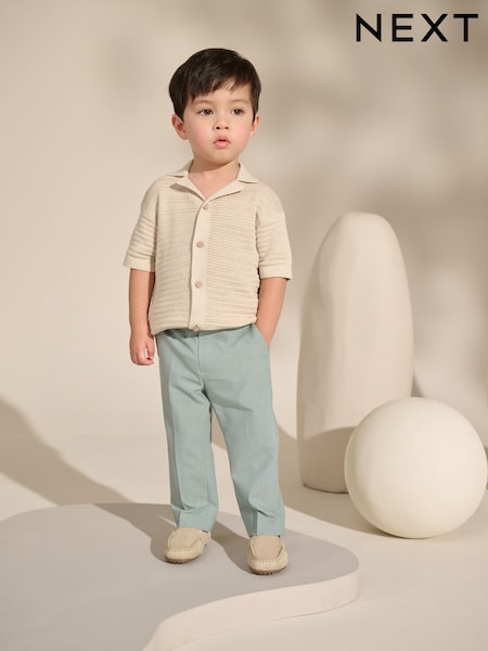 Mineraali Sininen - Smart Trousers (3mths-7yrs) (E51781) | €20 - €23