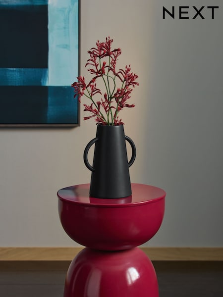 Red Artifical Kang Paw In Ceramic Vase (E51835) | €27