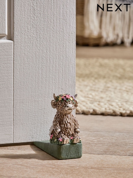 Natural Hamish The Highland Cow Doorstop (E51851) | 391 UAH