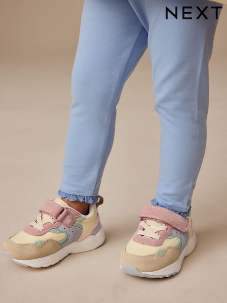 Multi Pastel Elastic Lace Touch Fasten Trainers (E51946) | BGN 71 - BGN 80