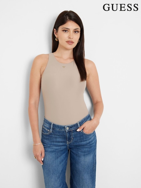Cream - Guess Kim Fără mâneci Logo Bodies (E51957) | 229 LEI