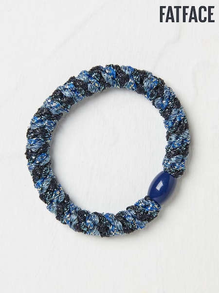 FatFace Navy Blue Twist Hair Tie (E52042) | ₪20
