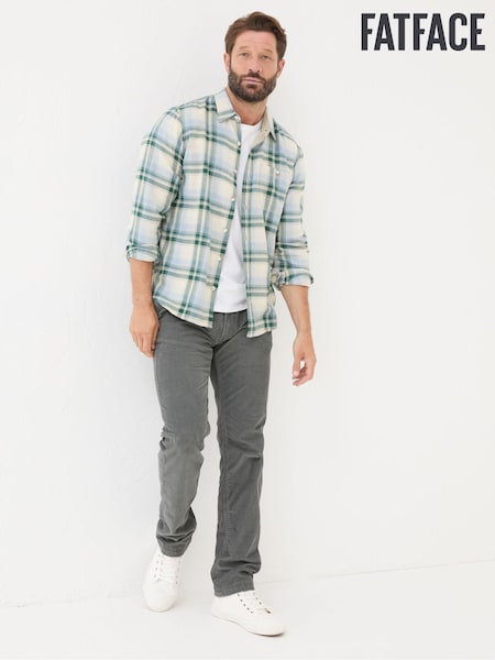 FatFace Grey Straight Cord Trousers (E52067) | €39.50