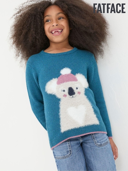 FatFace Green Karla Koala Jumper (E52081) | €21