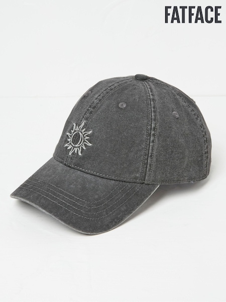 אפור פחם - Fatface Embroidered Sun Cap (E52107) | ‏91‏₪