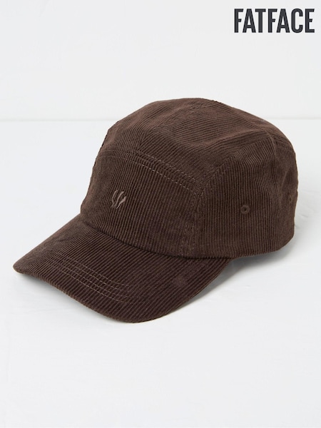 FatFace Cord Brown 5 Panel Baseball Cap (E52128) | €13