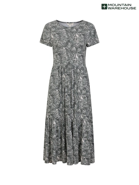 Mountain Warehouse Grey Sardinia Womens Tiered Dress (E52216) | €54