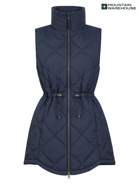 Mountain Warehouse Womens Rye Long Quilted Gilet (E52234) | €85