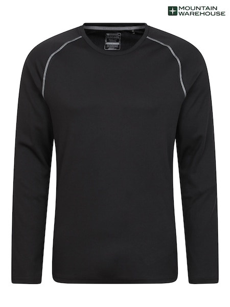 Mountain Warehouse Black Endurance Mens Long Sleeved Top (E52236) | R$ 215