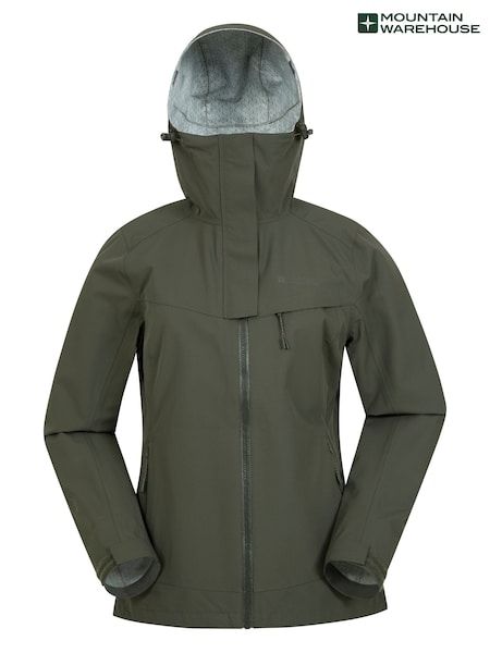 Mountain Warehouse Green Arlberg Womens 2.5 Layer Waterproof Jacket (E52254) | 4,746 UAH