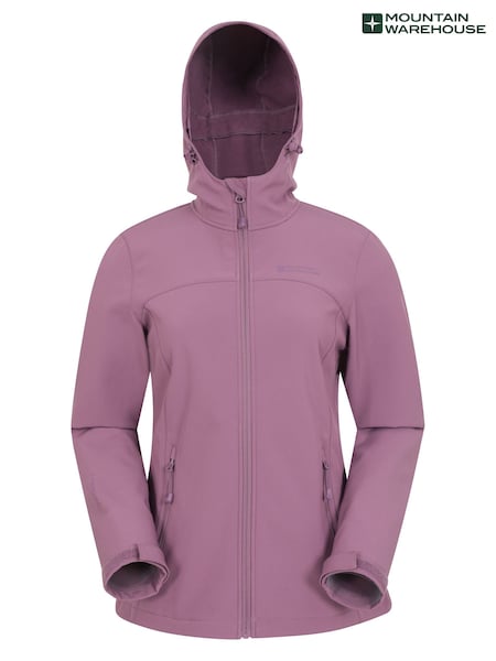 Mountain Warehouse Purple Womens Exodus Water-Resistant Softshell Jacket (E52258) | 3,545 UAH
