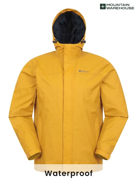 Mountain Warehouse Yellow Mens Torrent Waterproof Jacket (E52343) | ₪241