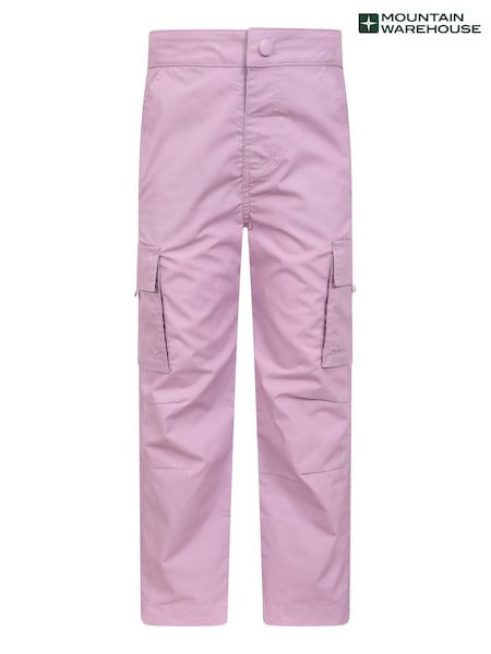 Lila - Mountain Warehouse Active Kids 100% Cotton Trousers (E52365) | 17 €
