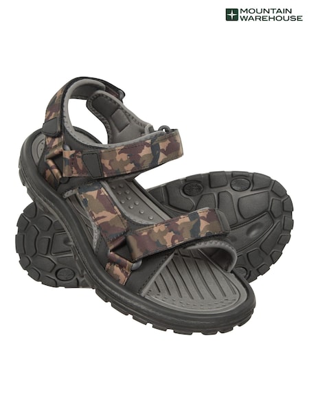 Verde - Mountain Warehouse Camo Crete Mens Sandals (E52378) | 42 €