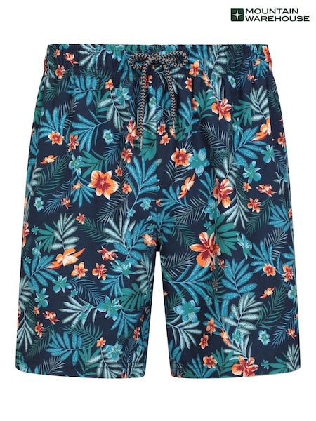 Mountain Warehouse Blue Mens Aruba Printed Swim Shorts (E52419) | kr371