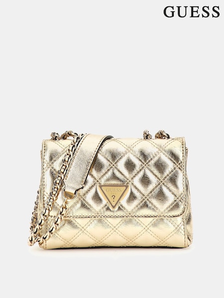 Guess Giully Quilted Convertible Flap Crossbody Bag (E52475) | ‏478‏₪
