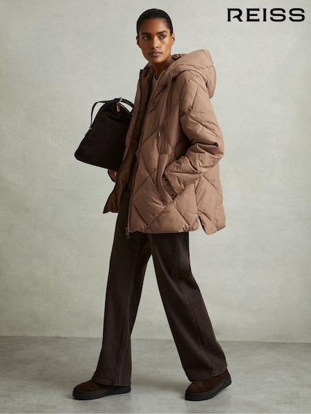 Reiss Thea Quilted Puffer Coat (E52527) | €438
