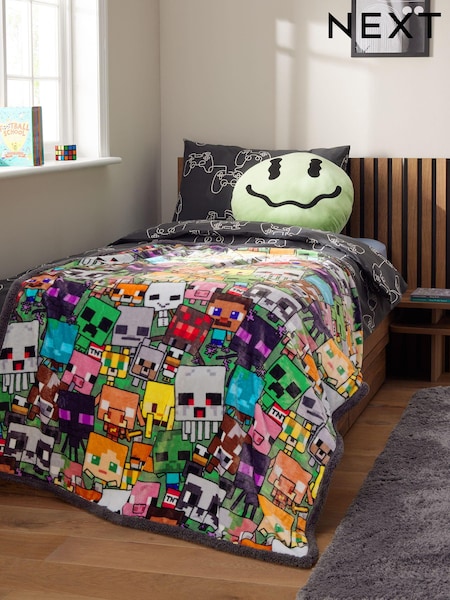 Minecraft Super Soft Fleece Throw Blanket (E52559) | 137 QAR - 206 QAR