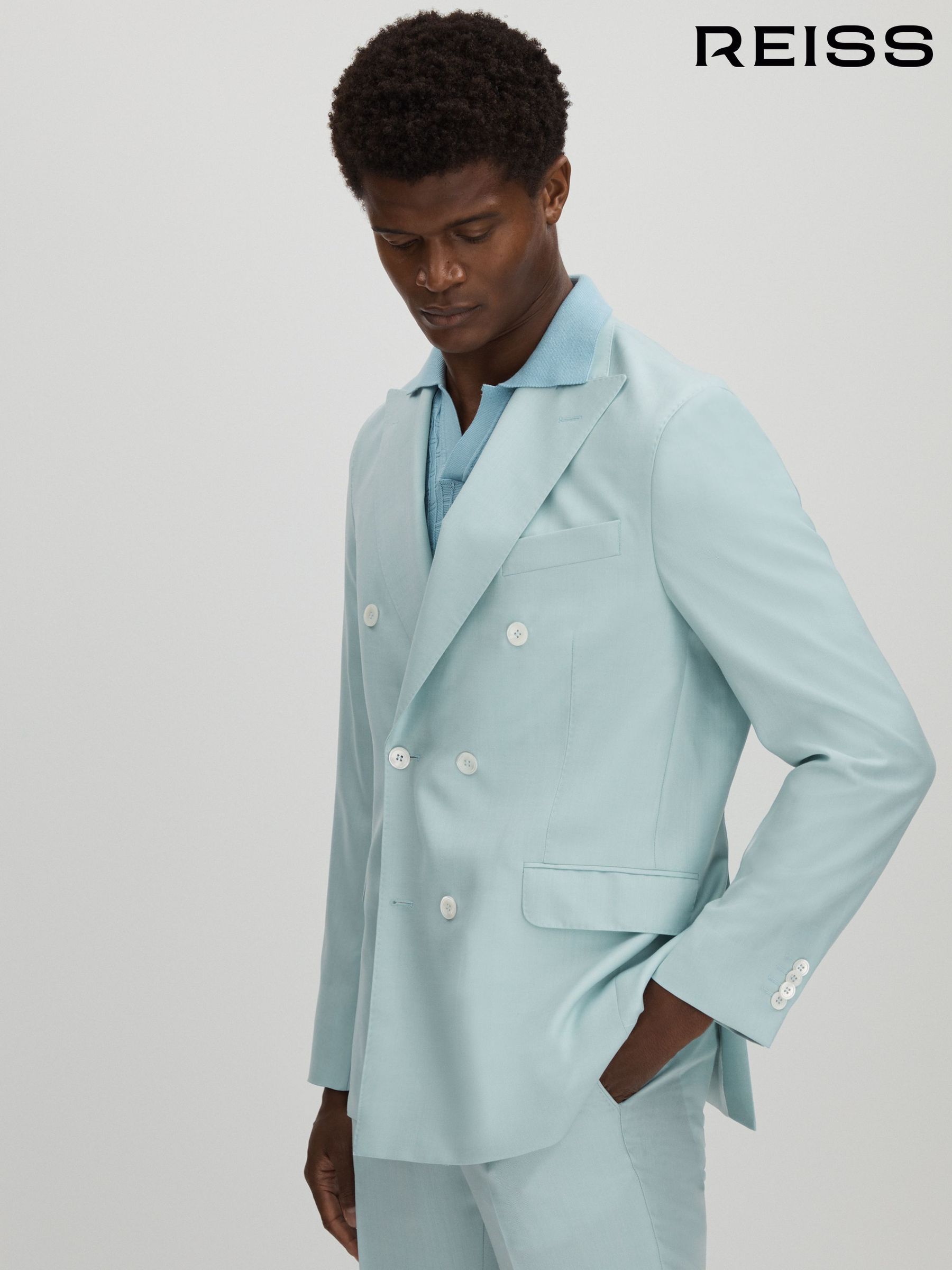 OSCAR JACOBSON Harley Blazer Men UK 42 US Wool Cashmere
