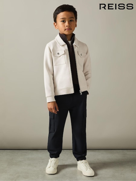 Reiss Medina Interlock Jersey Zip Through Jacket (E52837) | 69 €