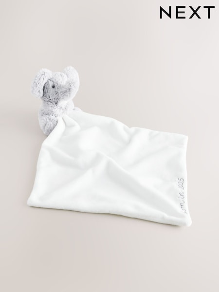 Born in 2025 Grey Elephant Baby Comforter (E53237) | €16