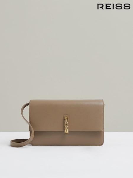 Reiss Sophia Leather Suede Chain Cross-Body Bag (E53244) | ‏1,138 د.إ.‏