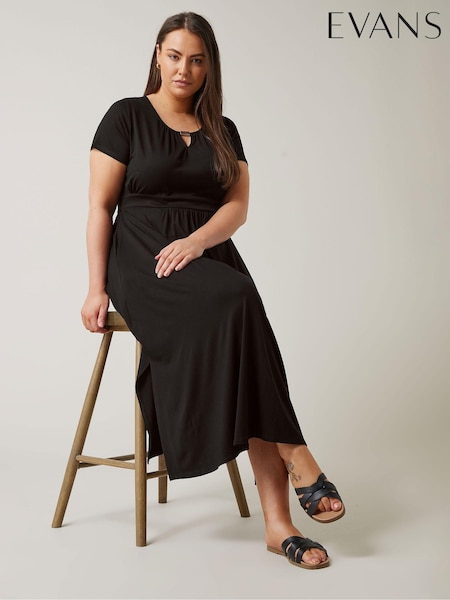 Evans Curve Leopard Print Midaxi Dress (E53276) | €21