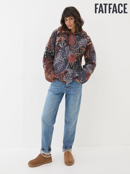 FatFace Parker Multi Abstract Animal Fleece (E53337) | €52.50