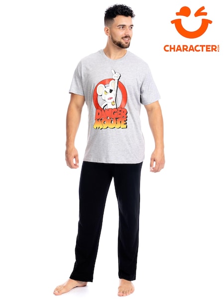 Character Grey Danger Mouse 100% Cotton Pyjamas (E53342) | AED67