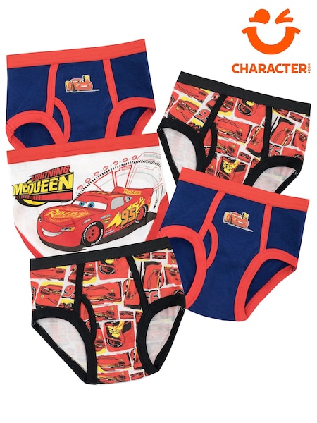 Character Red Disney Cars 100% Cotton Underwears 5 Pack (E53351) | €20