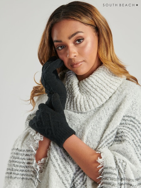 South Beach Knitted Touchscreen Gloves (E53384) | 63 LEI