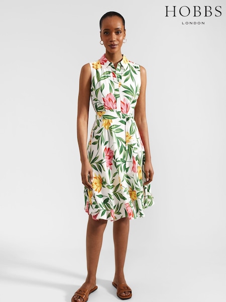 مورد بألوان متعددة - Hobbs Belinda Dress (E53478) | ‏422 د.إ.‏