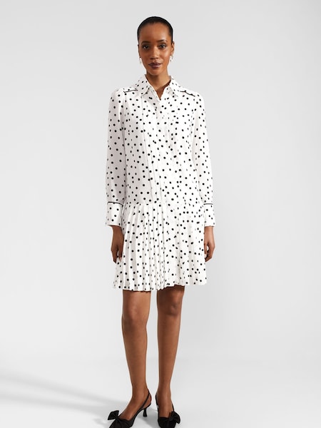Hobbs White Francesca Dress (E53484) | €203