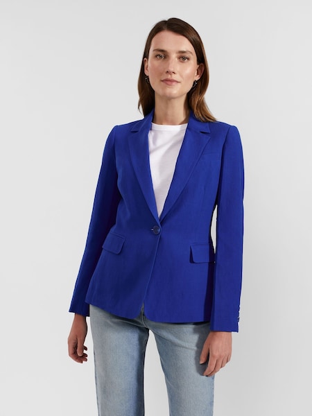 Hobbs Blue Fletcher Jacket (E53487) | €242