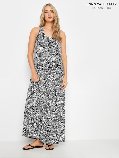 Negru - Long Tall Sally Racer Back Rochie lungă (E53527) | 261 LEI