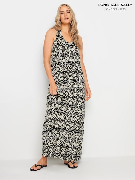 Natural - Long Tall Sally Racer Back Rochie lungă (E53530) | 261 LEI