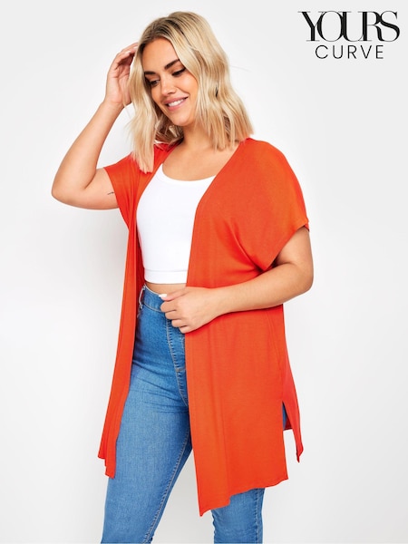 Yours Curve Orange Grown On Cover-Up (E53670) | AED128