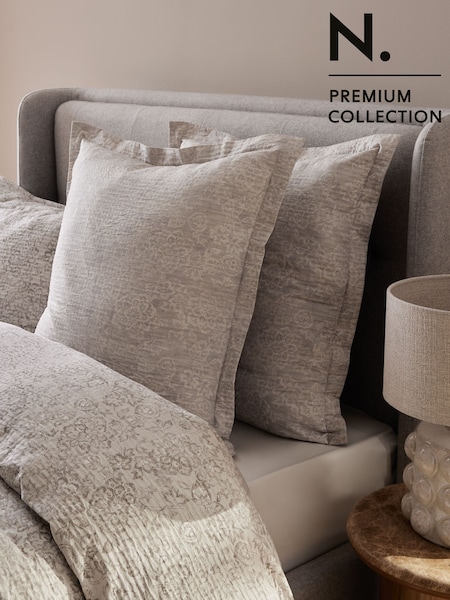 Set Of 2 N. Premium 300tc Square Pillowcases (E53898) | ‏78‏₪